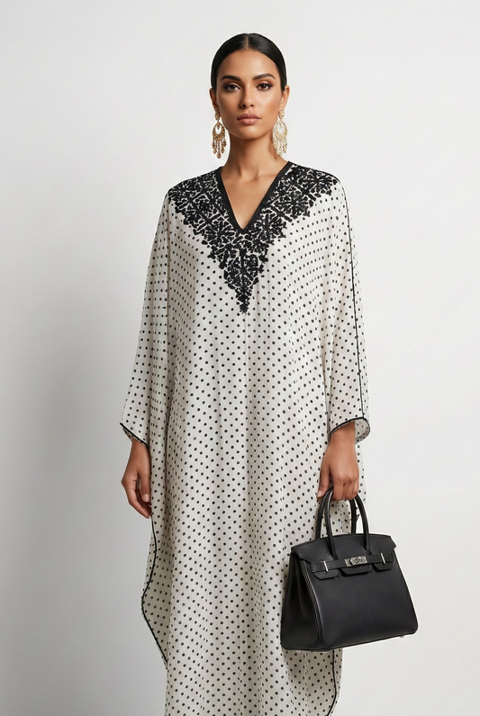 Gandoura Noir & Blanc